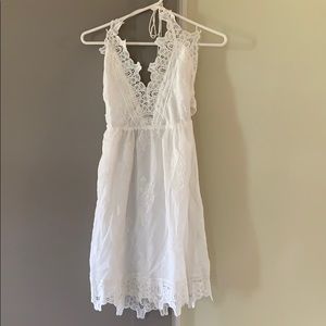 Charlotte Russe Lace Halter Dress